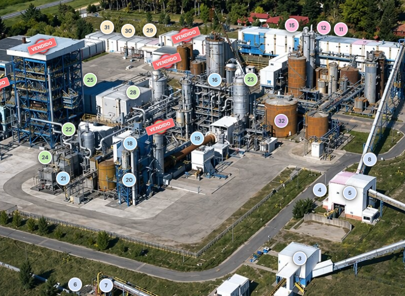 Venta directa - Planta celulosa Licancel